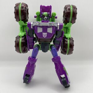 Transformers Cybertron Dirt Boss Deluxe Purple And Green 4x4 Truck Rare